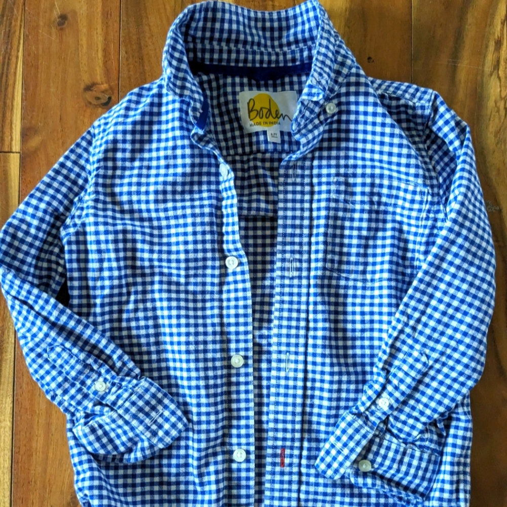 Mini boden 6/7 button down